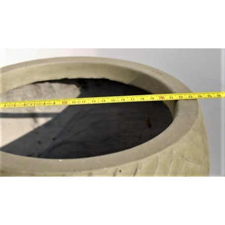 21 cm-es Colombo üvegszálas cserép 37A green set S