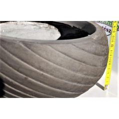 23 cm-es Colombo üvegszálas cserép 41G grey set S