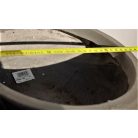 23 cm-es Colombo üvegszálas cserép 41G grey set S