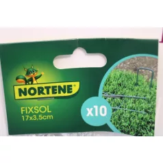 Nortene Leszúrótüske fém Fixol 17x3.5 cm Zöld