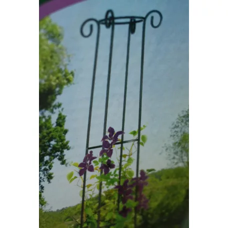 Obelisk dekorációs növénytámasz 2m