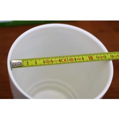 Virágkaspó 12 cm-es Glossy Cream agyagkaspó