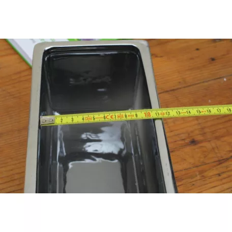 Virágkaspó 22 cm-es Mirror Silver