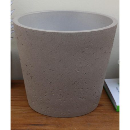 Virágkaspó 22 cm-es Taupe Stone