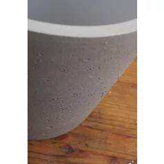 Virágkaspó 22 cm-es Taupe Stone
