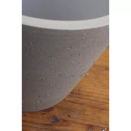 Virágkaspó 22 cm-es Taupe Stone