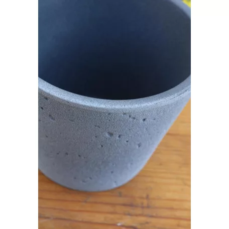 Virágkaspó 12 cm-es Dark Stone
