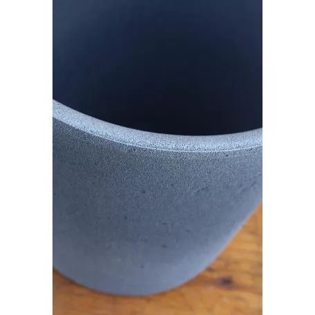 Virágkaspó 7 cm-es Dark Stone