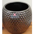 Virágkaspó 9 cm-es Titanium Silver