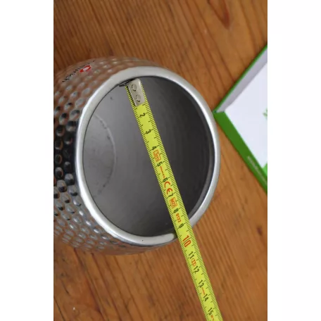 Virágkaspó 9 cm-es Platinum Silver
