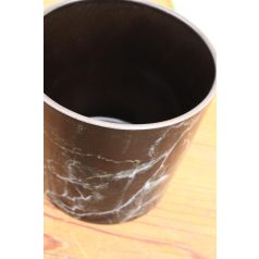 Virágkaspó 12 cm-es Black Marble