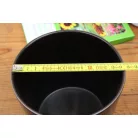 Virágkaspó 14 cm-es Black Marble
