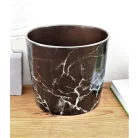 Virágkaspó 7 cm-es Black Marble