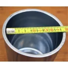Virágkaspó 9 cm-es Merina agyagcserép Shiny Silver