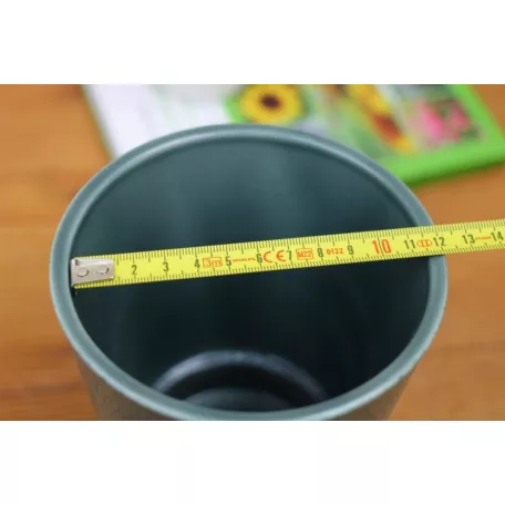 Virágkaspó 12 cm-es Medina Glaze petrol craquelé