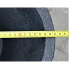 25 cm-es fekete gránit színű díszkaspó