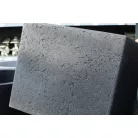32 cm-es VIRÁGCSERÉP Cube Kő Fekete