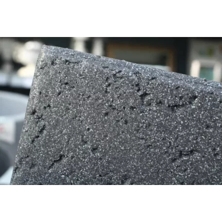 32 cm-es VIRÁGCSERÉP Cube Kő Fekete