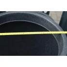 39 cm-es VIRÁGCSERÉP Fekete Gránit