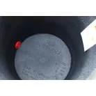 31 cm-es VIRÁGCSERÉP HIGH Fekete Gránit