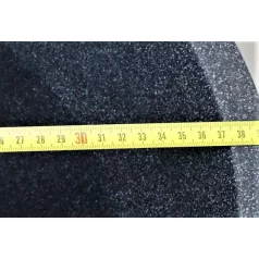 37 cm-es LINEO magas fekete gránit színű díszkaspó