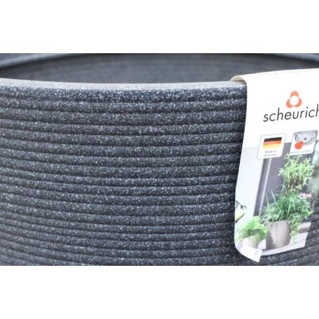 42 cm-es Coneo fekete gránit díszkaspó