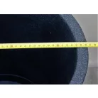 33 cm-es Coneo magas fekete gránit díszkaspó