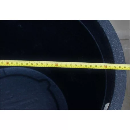 41 cm-es C-Cone Stony Black díszkaspó