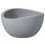 Műanyag virágkaspó 40cm WAVE GLOBE BOWL STONY GREY