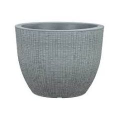 Műanyag virágkaspó 40cm PLANTER STONY GREY
