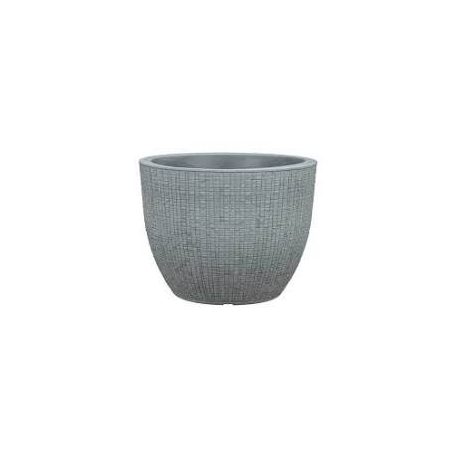 Műanyag virágkaspó 40cm PLANTER STONY GREY