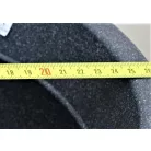 24 cm-es BARCEO STONY BLACK díszkaspó