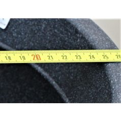 24 cm-es BARCEO STONY BLACK díszkaspó