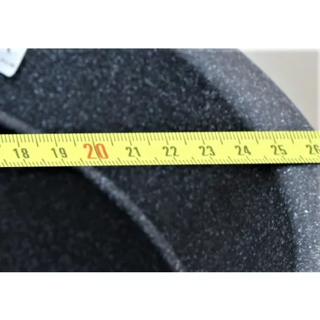24 cm-es BARCEO STONY BLACK díszkaspó
