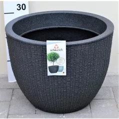 33 cm-es Barceo Stony Black díszkaspó