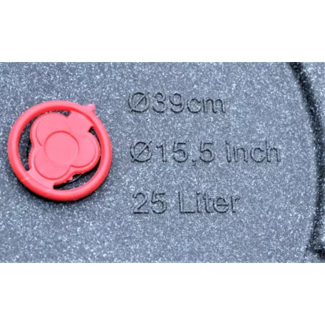33 cm-es Barceo Stony Black díszkaspó