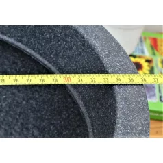 33 cm-es BARCEO BOWL STONY BLACK díszkaspó