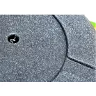 33 cm-es BARCEO BOWL STONY BLACK díszkaspó