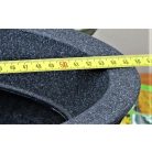 53 cm-es Barceo Jardiniere Stony Black díszkaspó