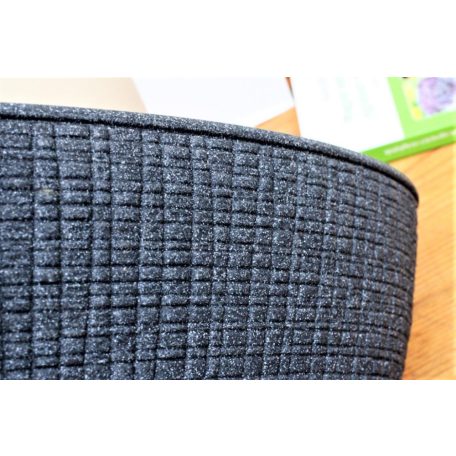 53 cm-es Barceo Jardiniere Stony Black díszkaspó