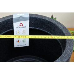 24 cm-es PFG RIVA fekete gránit díszkaspó