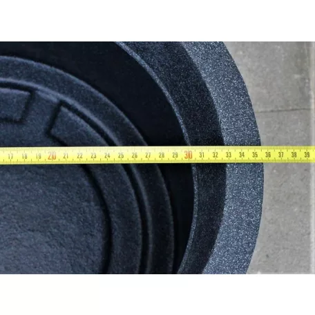 32 cm-es PFG RIVA fekete gránit díszkaspó