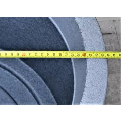 40 cm-es PFG RIVA kőszürke díszkaspó