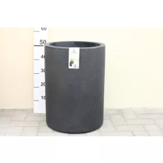 32 cm-es VIRÁGCSERÉP FEKETE GRÁNIT
