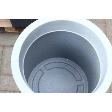 32 cm-es VIRÁGCSERÉP High Kő Szürke