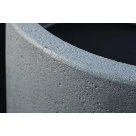 32 cm-es VIRÁGCSERÉP High Kő Szürke
