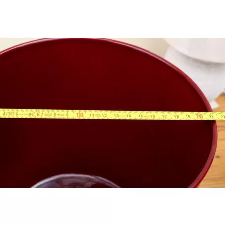 Virágkaspó 21 cm-es Dark Red