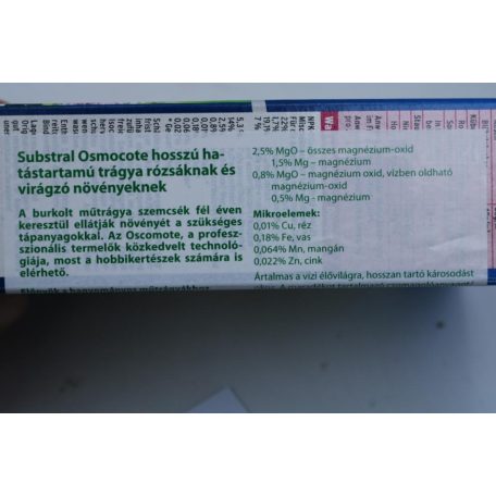 Substral Osmocote Rózsa és Virágzó és hosszú hatású 750 g