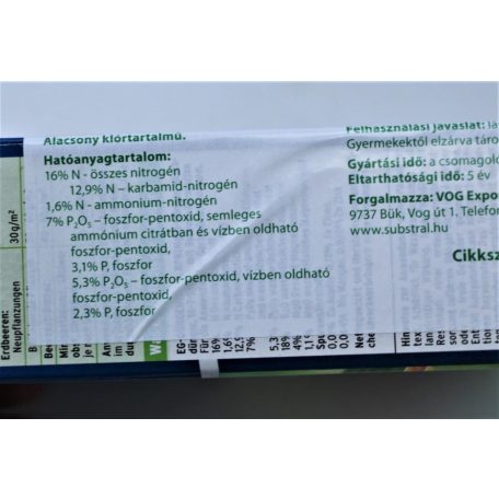 Substral Osmocote hosszú hatású Gyümölcs-Zöldség 750 g