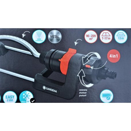 GARDENA Négyszögesőztető AquaCount GE18354-20